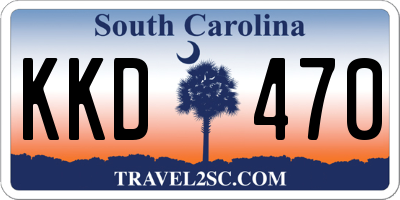 SC license plate KKD470