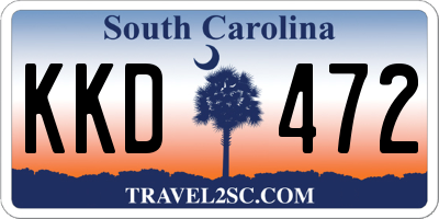 SC license plate KKD472