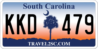 SC license plate KKD479