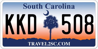 SC license plate KKD508