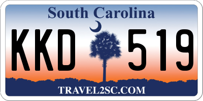 SC license plate KKD519