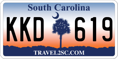 SC license plate KKD619