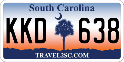 SC license plate KKD638