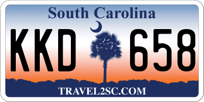 SC license plate KKD658