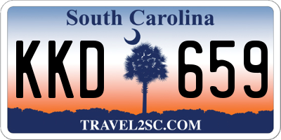 SC license plate KKD659