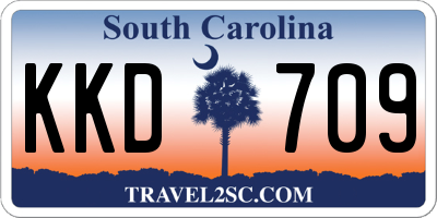 SC license plate KKD709