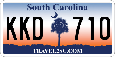 SC license plate KKD710