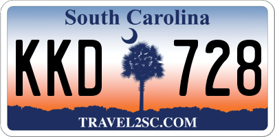 SC license plate KKD728