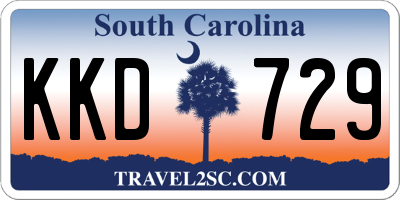 SC license plate KKD729