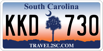 SC license plate KKD730
