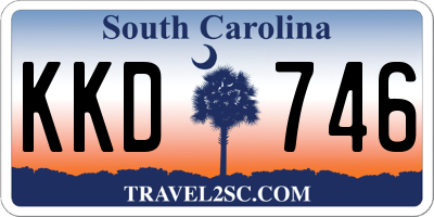 SC license plate KKD746