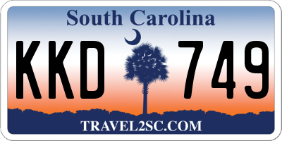 SC license plate KKD749