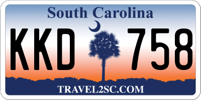 SC license plate KKD758
