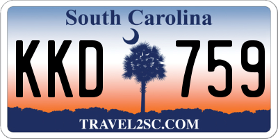SC license plate KKD759