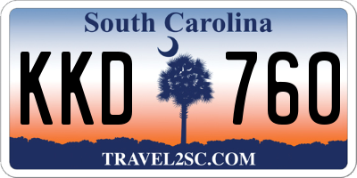 SC license plate KKD760