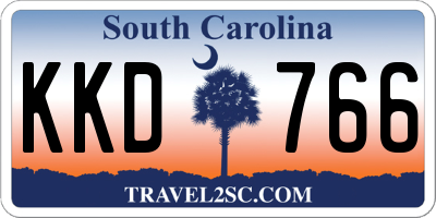 SC license plate KKD766