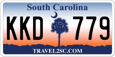 SC license plate KKD779