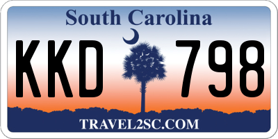 SC license plate KKD798