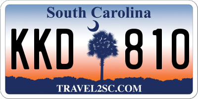 SC license plate KKD810