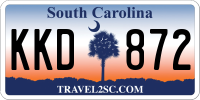 SC license plate KKD872