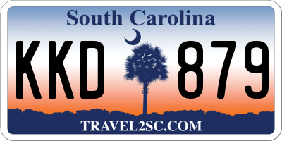 SC license plate KKD879