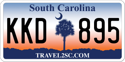 SC license plate KKD895