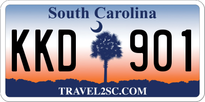 SC license plate KKD901