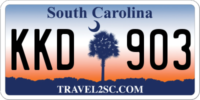 SC license plate KKD903