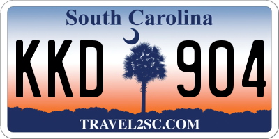 SC license plate KKD904