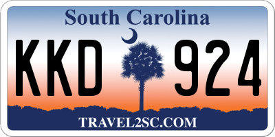 SC license plate KKD924