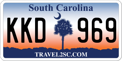 SC license plate KKD969