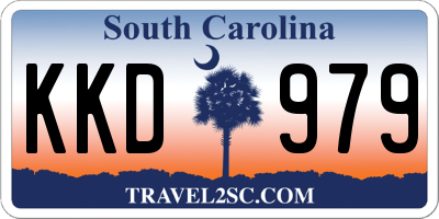 SC license plate KKD979