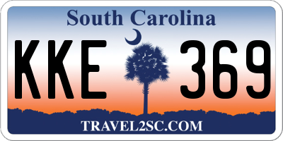 SC license plate KKE369