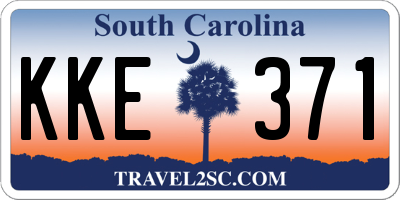 SC license plate KKE371