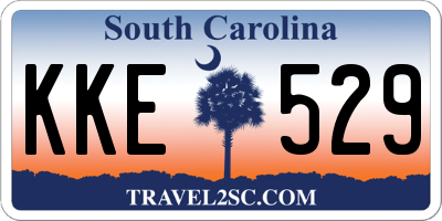 SC license plate KKE529