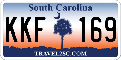 SC license plate KKF169