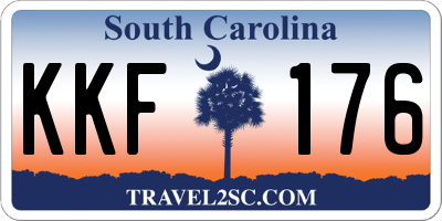 SC license plate KKF176