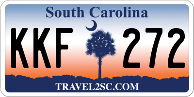 SC license plate KKF272