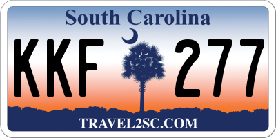 SC license plate KKF277
