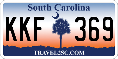 SC license plate KKF369