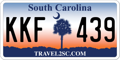 SC license plate KKF439
