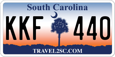 SC license plate KKF440