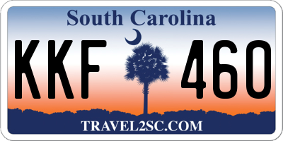 SC license plate KKF460