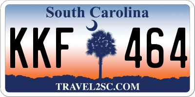 SC license plate KKF464