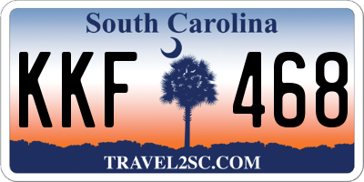 SC license plate KKF468
