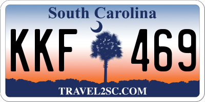 SC license plate KKF469