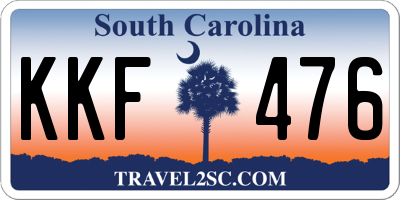 SC license plate KKF476