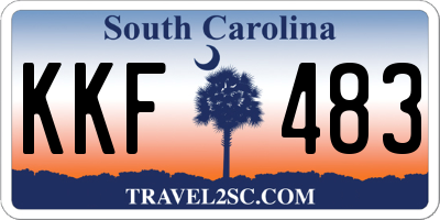 SC license plate KKF483