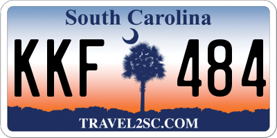 SC license plate KKF484