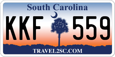 SC license plate KKF559